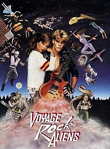 A poster of the movie voyage rock.
